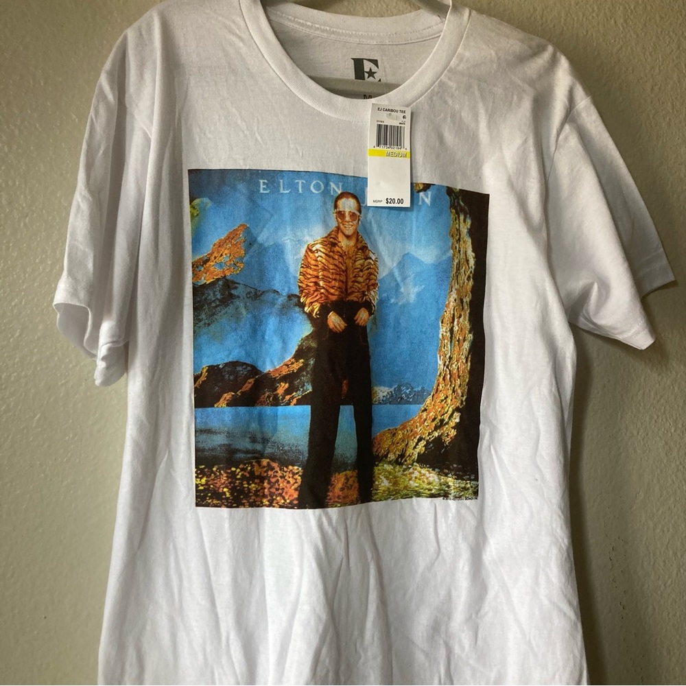 ELTON JOHN CARIBOU ALBUM COVER T-SHIRT